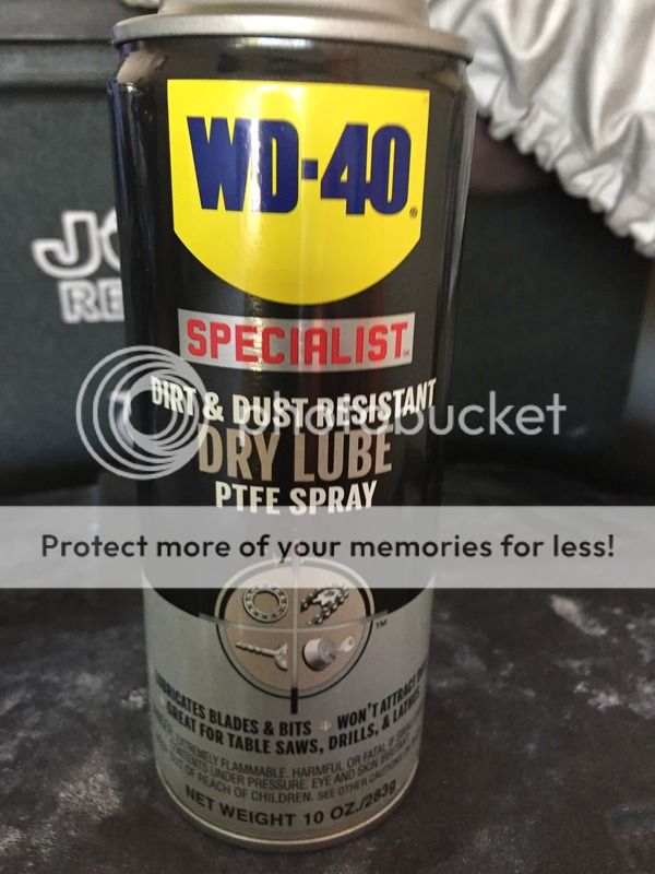 WD40 DRY LUBE Spray For our drive chains? Suzuki GSXR Motorcycle